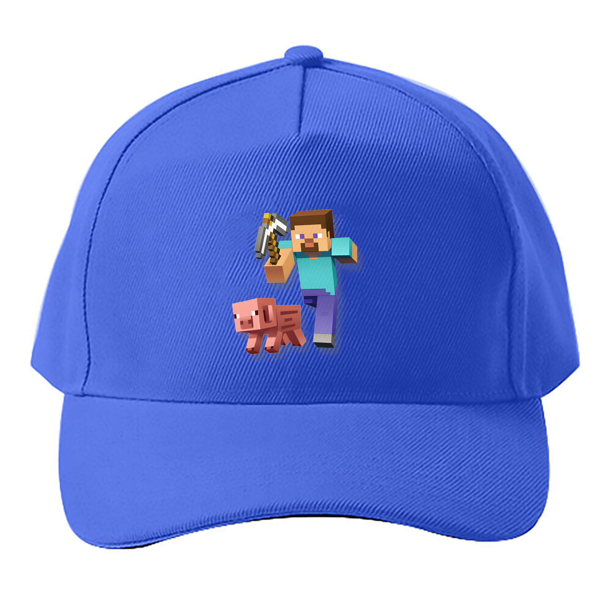 （画像用） マインクラフト ブロックの世界 Minecraft MC Block world ベースボールキャップ 綿100％ 男女兼用 帽子 スポーツ